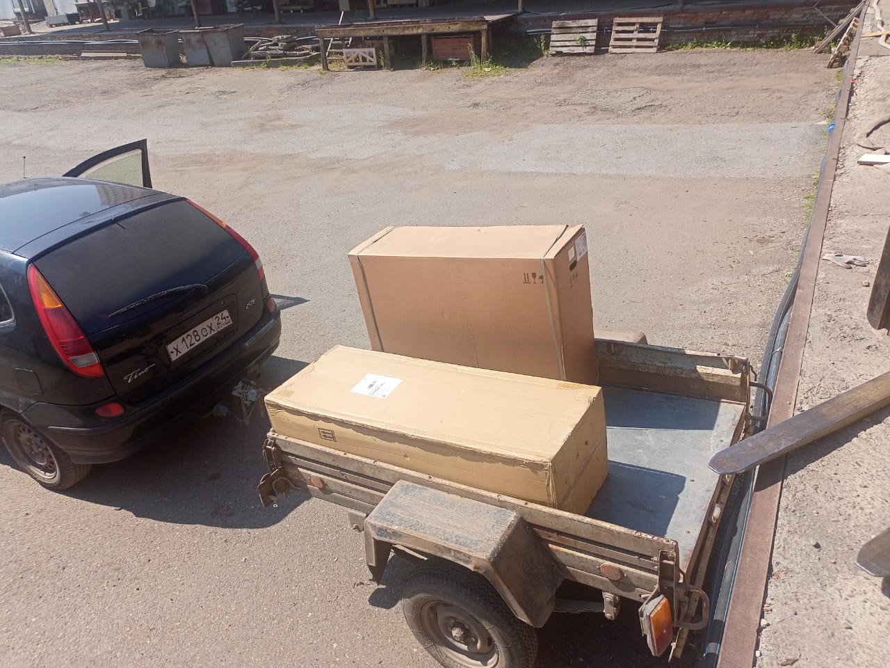 Отгрузка поршневого компрессора Remeza СБ4/С-100.LB30 в г. Красноярск