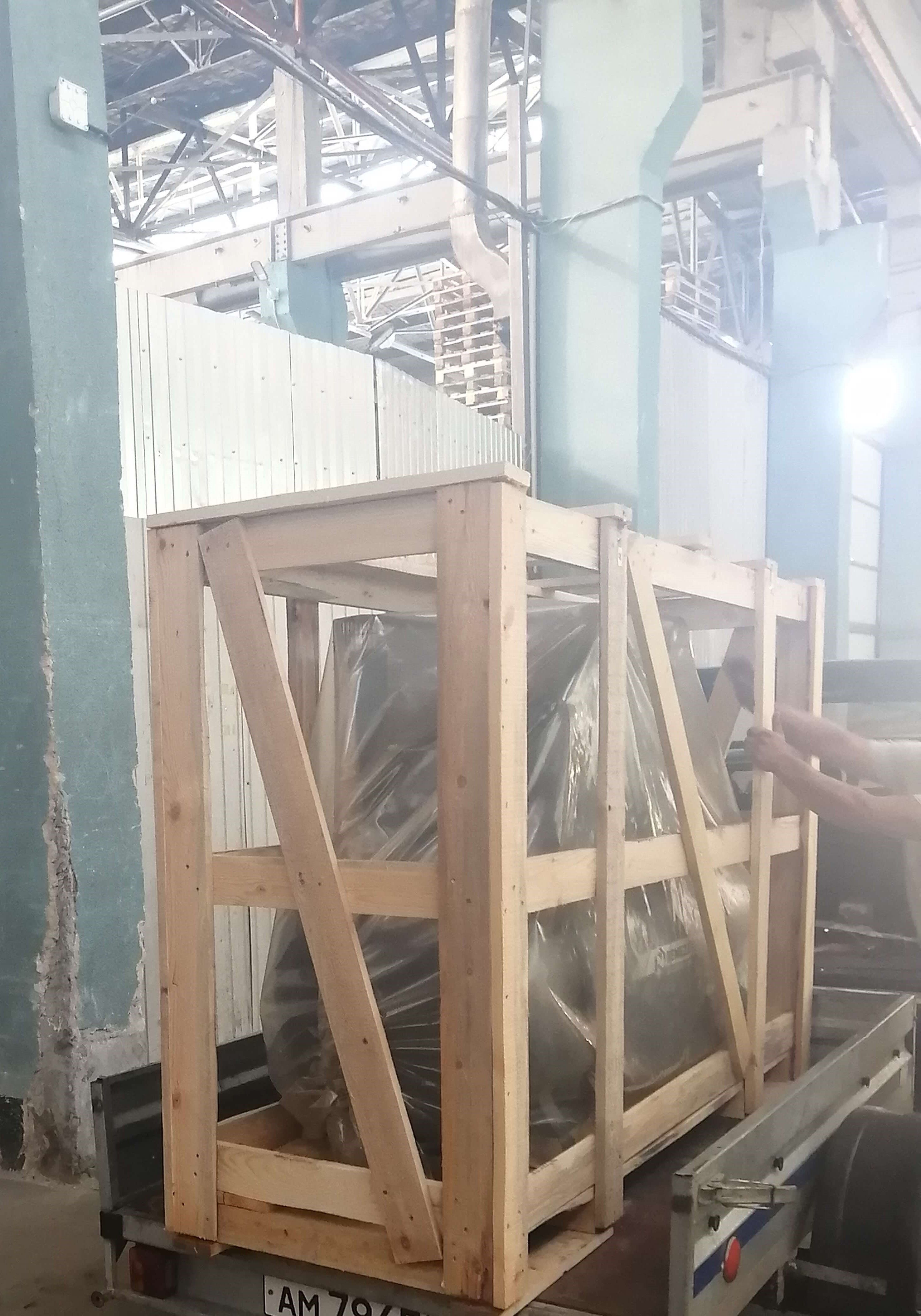 Отгрузка поршневого компрессора Remeza СБ4/Ф-500.LT100/16-7,5 в г. Воронеж