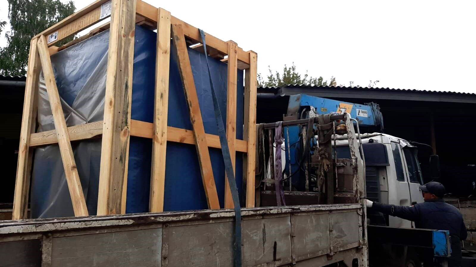 Отгрузка винтового компрессора Remeza ВК50-10 в г. Красноярск