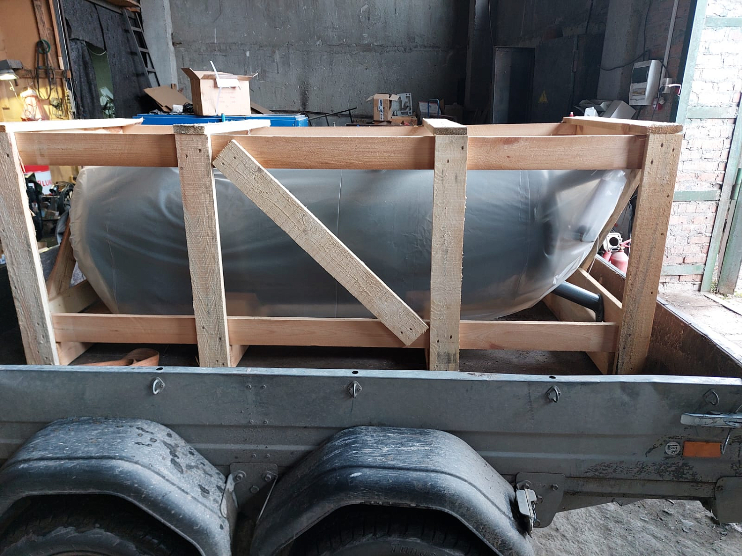 Отгрузка ресивера Remeza РВ 500.11.00 в г. Новосибирск