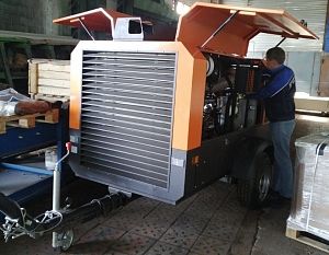 Отгрузка винтового компрессора Remeza ДК-12/10